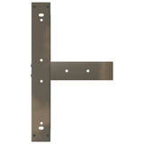 Bar Table Legs T-Shaped 2 pcs Black 60x35x cm Steel 4013083