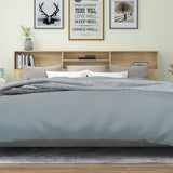 Headboard Cabinet Sonoma Oak 220x19x103.5 cm 811901