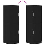 Kitchen Cabinet Black 38x41.5x131.5 cm Engineered Wood 860113