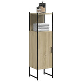 Bathroom Cabinet Sonoma Oak 33x33x120.5 cm Engineered Wood 842467