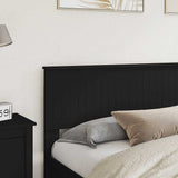 Headboard Black Oak Engineered wood 888386