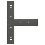 Dining Table Legs T-Shaped 2 pcs Anthracite 60x35x cm Steel 4013054