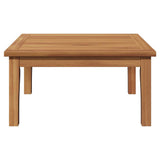 Garden Table Brown Solid Teak wood 42006400