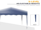 3 x 3cm Adjustable Height Pop-Up Gazebo, with Bag - Blue T3398P318787