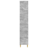 Cabinet Set 2 pcs Concrete Grey 33 x 34.5 x 90 cm 3416730