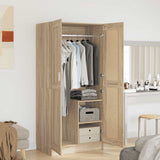 Wardrobe Sonoma Oak 82.5x51.5x180 cm Engineered Wood 803437