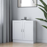 Book Cabinet White 82.5x30.5x80 cm Engineered Wood 802705