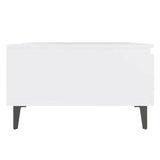 Coffee Table White 90x60x35 cm Engineered Wood 806004