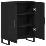 Sideboard Black Oak 69.5 x 34 x 90 cm Engineered Wood 862875