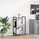 Bookshelf Grey Sonoma 56 x 34 x 96 cm Engineered Wood 883877
