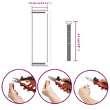 Cabinet Handles 10 pcs Silver 320 mm Stainless Steel 3203669