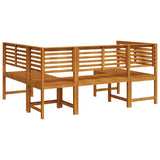 Garden Bench Set 3 pcs Brown Solid acacia wood 3328691