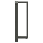 ZNTS Bar Table Legs T-Shaped 2 pcs Anthracite 60x35x cm Steel 4013094