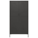 Wardrobe Anthracite 90x50x180 cm Steel 336249