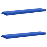 2-Piece Bench Cushions SOEST 2 pcs 100% Polyester Royal Blue 950041