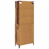 Highboard Old Wood 69.5 x 34 x 180 cm Engineered Wood 3415647