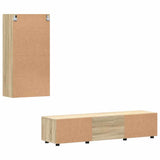 TV Cabinet Set FLORIN 3 pcs Sonoma Oak Engineered Wood 3397926