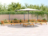 6 Piece Garden Pallet Sofa Set Solid Wood Acacia 3209439