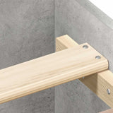 Bed Frame without Mattress Concrete Grey 90x200 cm 835928