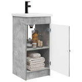 Bathroom Vanity with Sink Concrete Grey 42 x 40 x 84.5 cm 889997