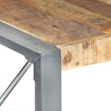 Dining Table 140x140x75 cm Rough Mango Wood 321575