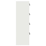 Storage Cabinet White 80 x 40 x180 cm Steel 3406189