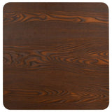 Bistro Table Dark Brown 50x50 cm MDF 286428