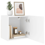 TV Wall Cabinet White 40.5x30x40 cm Engineered Wood 836896