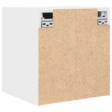 ZNTS Wall-mounted Bedside Cabinet White 38x34x40 cm 861247