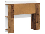 Headboard Cabinet with Storage Old Wood Engineered Wood 8001253