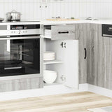 Kitchen Base Cabinet "Kalmar" Grey Sonoma Engineered Wood 853463