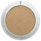 Wall Mirror Baroque Style 50 cm Silver 320346