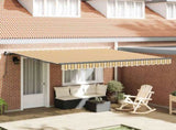Retractable Awning Multicolour 400 x 350 cm 3330771