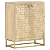 Sideboard with 2 Doors 55x30x70 cm Solid Wood Mango 352039