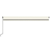 Manual Retractable Awning 600x350 cm Cream 3069237