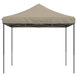 Party Tent Folding Taupe 292 x 292 x 315 cm Oxford Fabric 42023546
