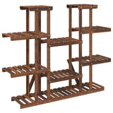 Flower Stand 110x25x110,5 cm Solid Wood Fir 362857