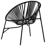 Garden Egg Chair Black Poly Rattan 4009287