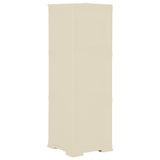 Plastic Cabinet 40x43x125 cm Wood Design Angora White 340604