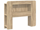 Headboard Cabinet with Storage Sonoma Oak Engineered Wood 8001248
