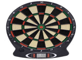 Electric Dartboard with Darts Black Polypropylene 93581