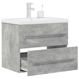 2 Piece Bathroom Furniture Set Concrete Grey Engineered Wood 3324961