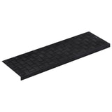 Stair Treads 10 pcs 25x75 cm Rubber 155635