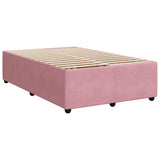 Bed Frame without Mattress Pink 120x200 cm Velvet 3285005