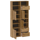 Side Cabinets 4 pcs "ODDA" 40x24x79 cm Solid Wood Pine 3365350