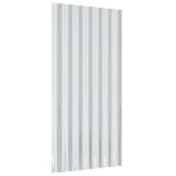 Roof Panels 12 pcs Galvanised Steel Anthracite 80x36 cm 319136