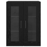 Wall Mounted Cabinets 2 pcs Black oak 69.5 x 34 x 90 cm 3394568
