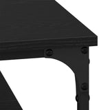 Coffee Table Black oak 80 x 80 x 40 cm Engineered Wood 883499
