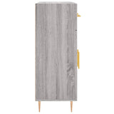 Sideboard Grey Sonoma 69.5x34x90 cm Engineered Wood 827970