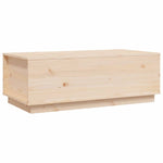 Coffee Table 100x50x35 cm Solid Wood Pine 813420